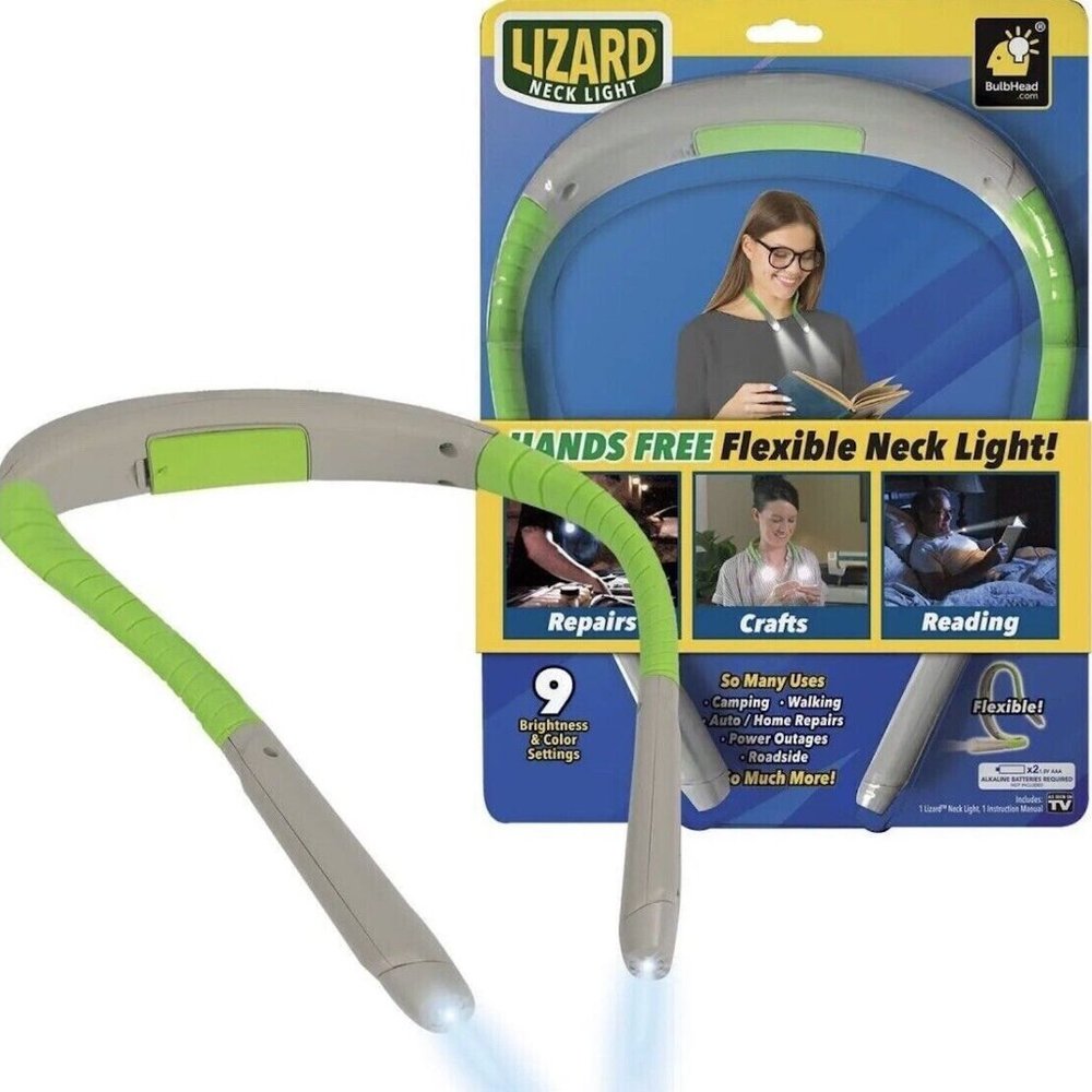 Lizard Neck Book Reading Light AS Seen On TV
